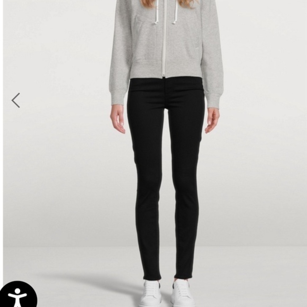 PAIGE Skyline Skinny Jeans - size 27, black